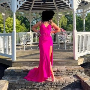 Hot Pink Prom Dress